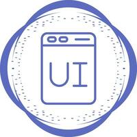 User Interface Design Vector Icon