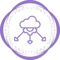 Network Load Balancing Vector Icon