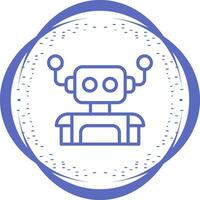 icono de vector de robot