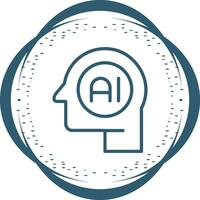 Artificial Intelligence Vector Icon