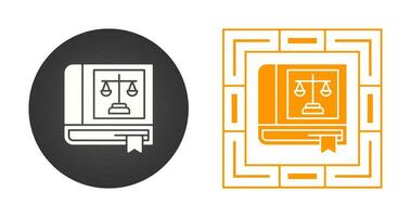 Law Book Vector Icon