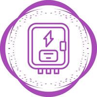 icono de vector de panel eléctrico