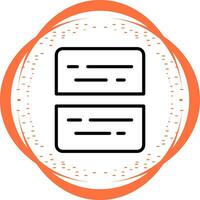 Document Split Vector Icon
