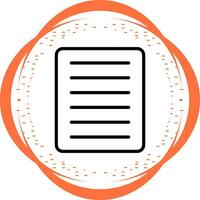 Document Align Justify Vector Icon