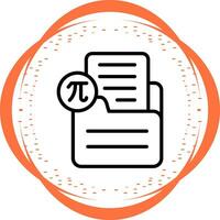 Document Insert Formula Vector Icon