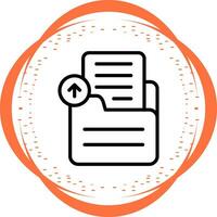 Document Upload Vector Icon