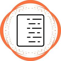 Document Align Right Vector Icon