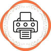 Document Print Vector Icon
