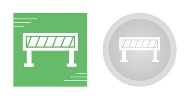 Road Barrier Vector Icon