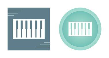 Piano Keyboard Vector Icon