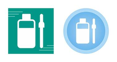 Bottle and Dropper Vector Icon