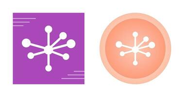 Molecular Structure Vector Icon