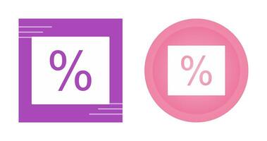 Percentage Vector Icon