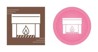 Fireplace Vector Icon