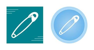 Safety Pin Vector Icon