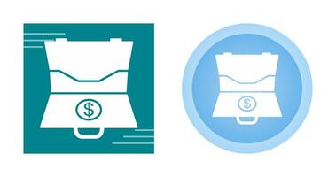 Dollar Briefcase Vector Icon