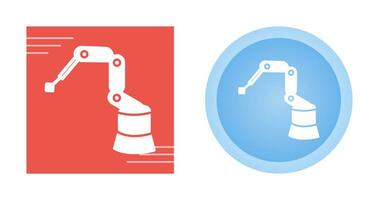 Industrial Robot Vector Icon