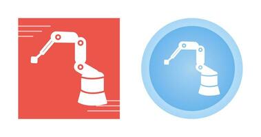 Industrial Robot Vector Icon