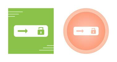 Unlock slide Vector Icon