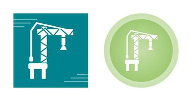 Harbor Crane Vector Icon