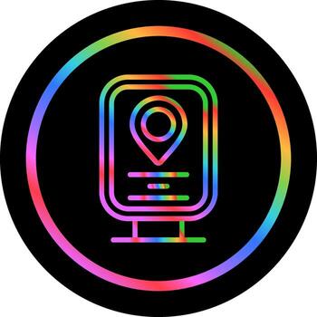 Interactive Display Vector Icon