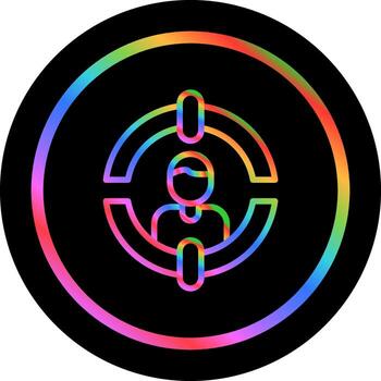 cliente segmentación vector icono