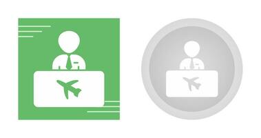 Flight Information Vector Icon