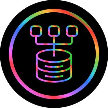 Data Modeling Vector Icon