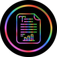 Text Analytics Vector Icon