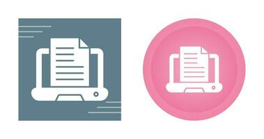 Content Writing Vector Icon