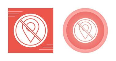 No Gps Vector Icon