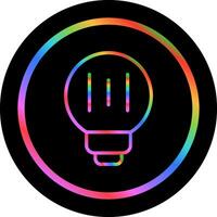 icono de vector de bombilla led