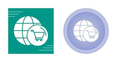 World Cart Vector Icon