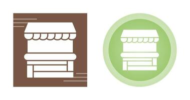 Food Stand Vector Icon