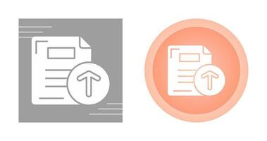 Files Upload Vector Icon