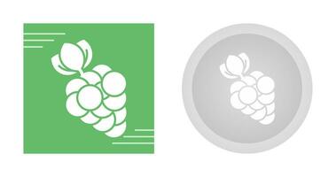 icono de vector de uvas