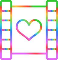 Love story movie Vector Icon