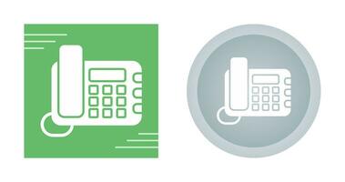 Land Line Phone Vector Icon