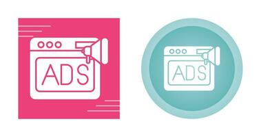 Native Advertising Vector Icon