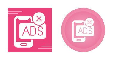 AD Block Vector Icon