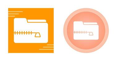 Zip File Vector Icon