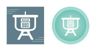 Calculation Presentation Vector Icon