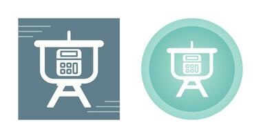 Calculation Presentation Vector Icon