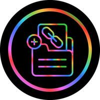 Document Insert Link Vector Icon