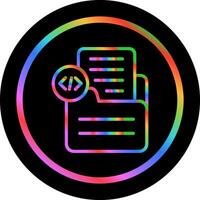 Document Insert Code Vector Icon