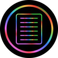 Document Align Justify Vector Icon