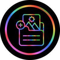 Document Insert Image Vector Icon
