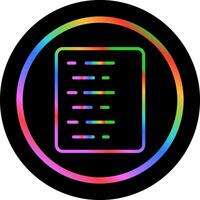 Document Align Left Vector Icon