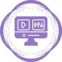 Video Editing Vector Icon