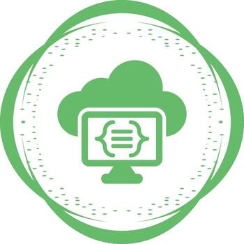 Serverless Computing Vector Icon